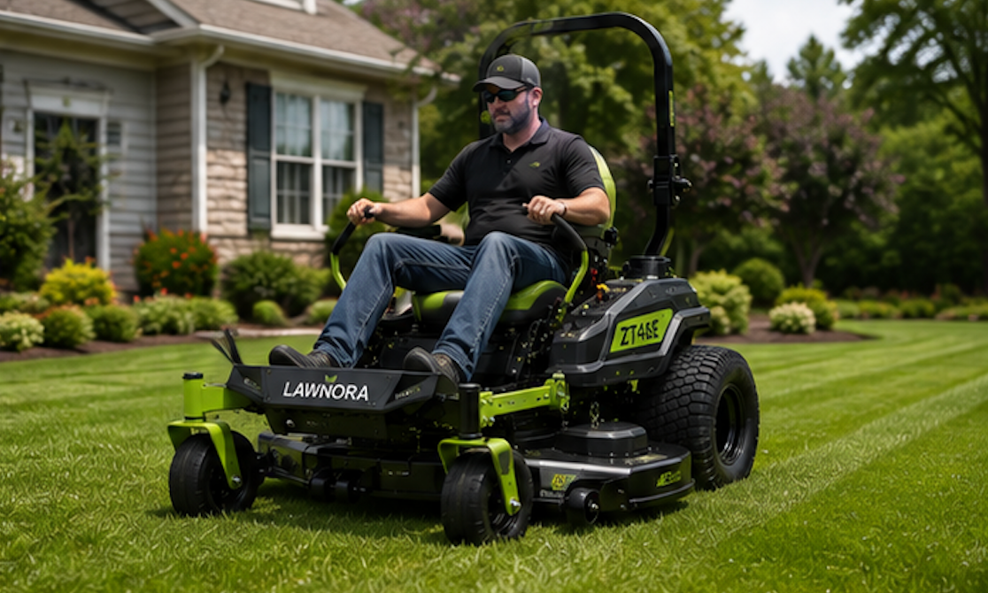 Lawnora ZT540 Zero-Turn Riding Mower – 54-Inch Fabricated Deck, 24 HP V-Twin Engine, Hydrostatic Dual Transmission - Image 2